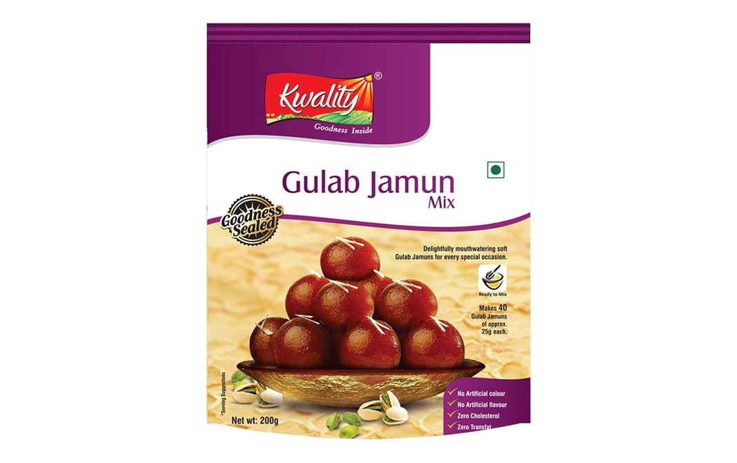 Kwality Gulab Jamun Mix    Box  200 grams